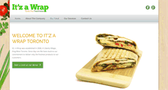 Desktop Screenshot of itzawraptoronto.com